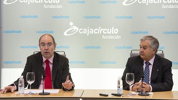 José Manuel López y Luis Conde, durante la presentación