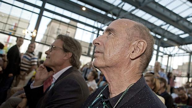 Lluís Llach, junto al presidente catalán, Artur Mas