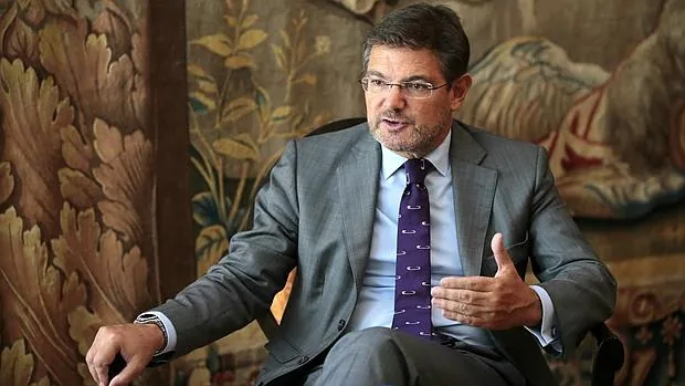 El ministro de Justicia, Rafael Catalá el pasado mes de septiembre