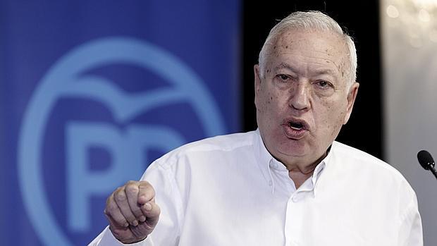 José Manuel García-Margallo, durante un acto de partido