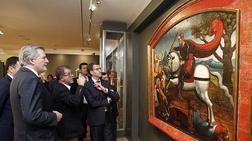 Méndez de Vigo y Feijóo, en el Museo de las Peregrinaciones