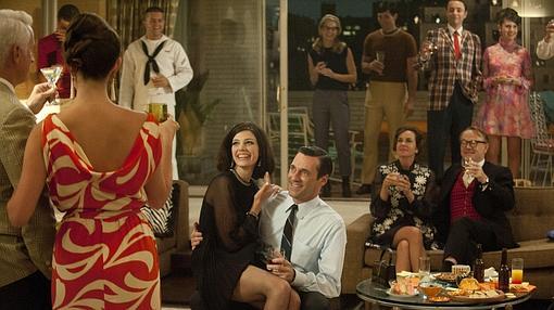 Escena de la serie Mad Men