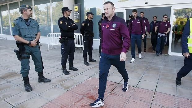 Llegaba de la selección inglesa a Alicante, con Rooney a la cabeza