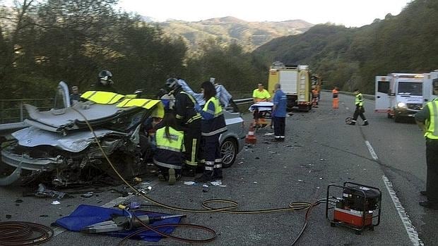Accidente de tráfico en Asturias