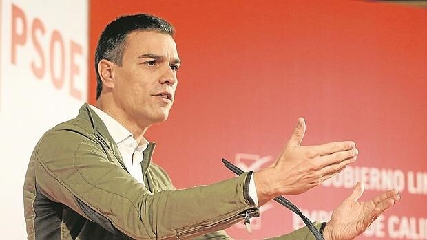 Pedro Sánchez, este sábado en la presentación del programa electoral del PSOE en Madrid