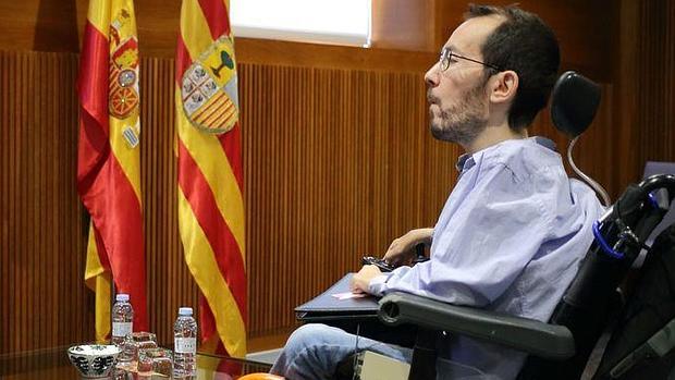 Pablo Echenique, líder de Podemos en Aragón