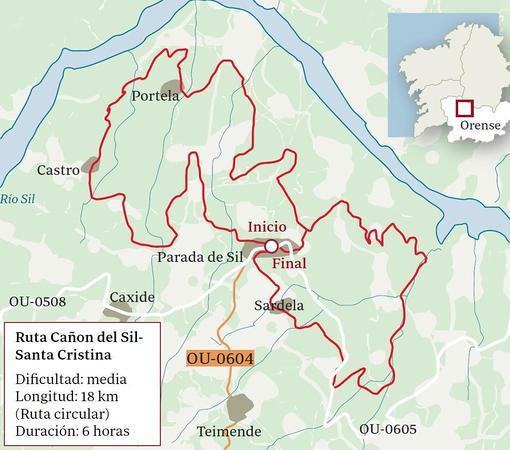 Galicia en cinco rutas de senderismo