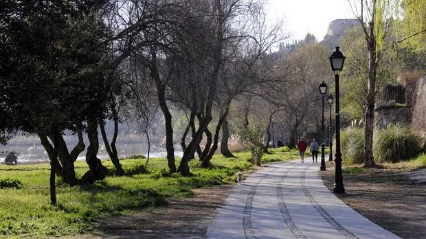 La senda ecológica del Tajo a su paso por Toledo