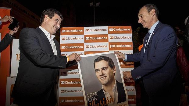 Imagen del arranque de la campaña electoral de Ciudadanos en Valencia