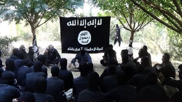 Escena propagandística del Daesh