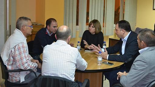 Imagen de la reunión mantenida en la Diputación de Castellón