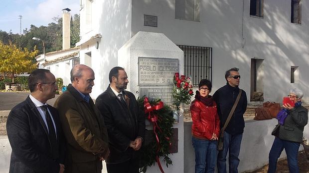 Imagen del homenaje a Pablo Iglesias