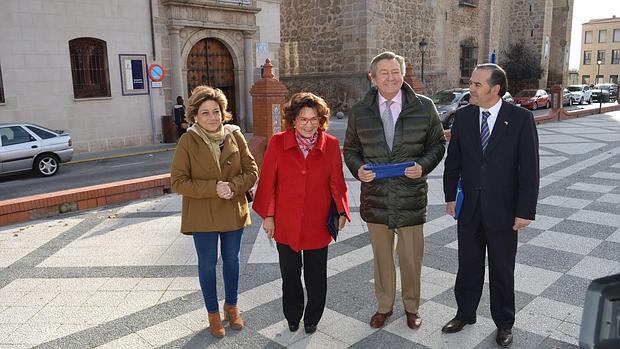 El eurodiputado del PP Luis de Grandes ha participado en un acto con empresarios al que también ha asistido la candidata al Senado, Carmen Riolobos