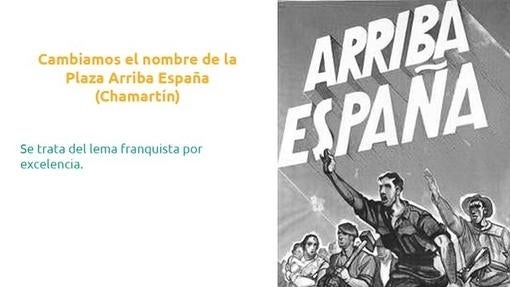 La treintena de calles franquistas que Carmena cambiará en 2016