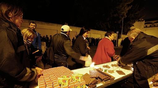 Imagen de un reparto de alimentos en Valencia tomada el pasado 22 de diciembre