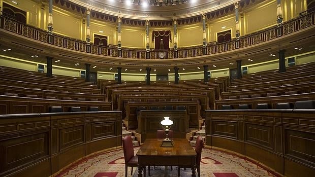 Hemiciclo del Congreso de los Diputados tras elfinalde la X legislatura