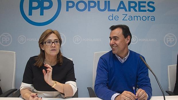 Mayte Martín y Fernando Martínez-Maillo en el anuncio de la propuesta