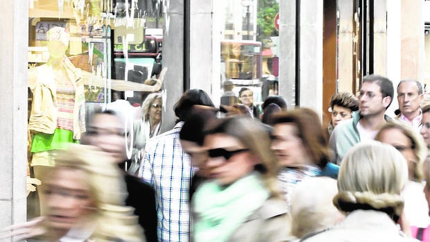 Imagen tomada en el centro de Valencia la pasada semana