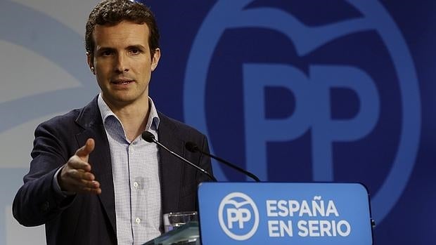 El vicesecretario de Comunicación del Partido Popular Pablo Casado