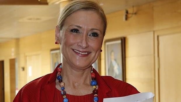 Cifuentes,, en un Pleno de la Asamblea