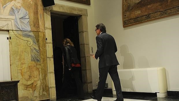 Artur Mas, presidente en funciones de la Generalitat