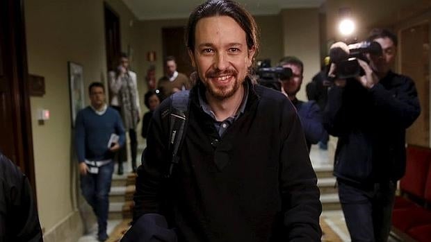 Pablo Iglesias, en el Congreso