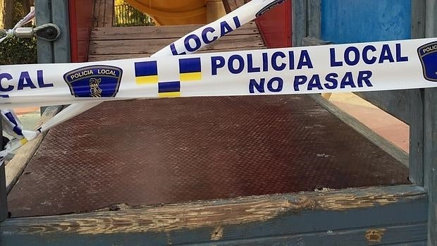 Imagen de los desperfectos facilitada por el Ayuntamiento de Villajoyosa