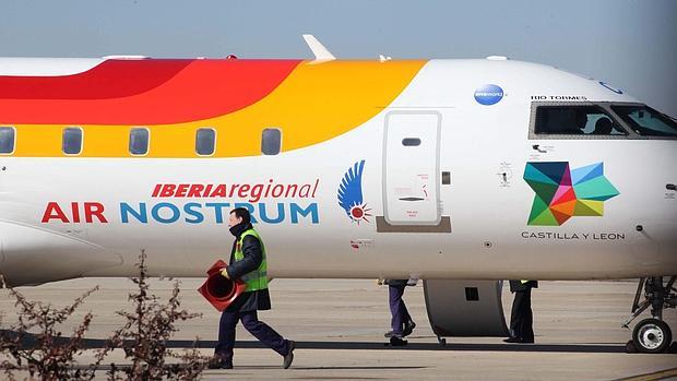 Un avión de Air Nostrum