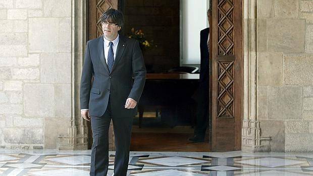 Imagen del presidente de la Generalitat de Cataluña, Carles Puigdemont