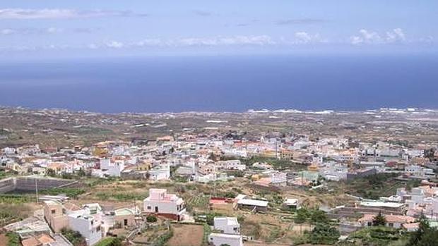 Panorámica del municipio tinerfeño de Arafo