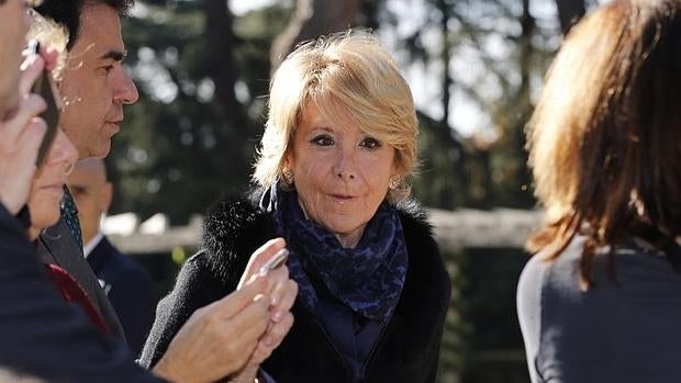 Esperanza Aguirre, presidenta del PP de Madrid