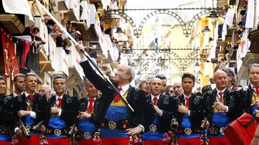 Desfile de Moros y Cristianos en Alcoy