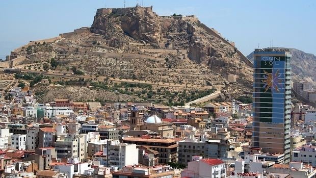 Vista de Alicante desde las alturas