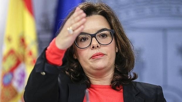 Soraya Sáenz de Santamaría, vicepresidenta del Gobierno