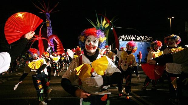 Desfile de Carnaval en Barcelona en 2010