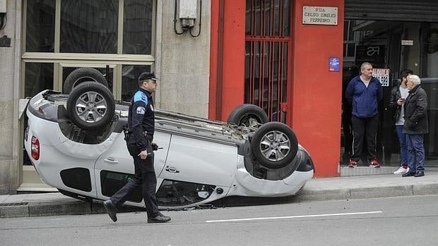 Accidente de tráfico en Orense