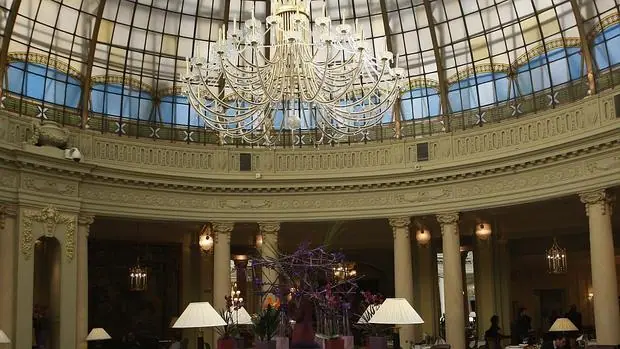 La célebre cúpula del Hotel Palace