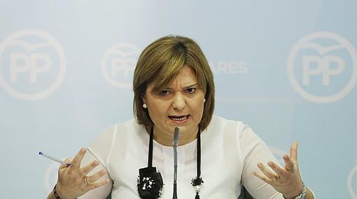 Imagen de la presidenta del PP de la Comunidad Valenciana, Isabel Bonig
