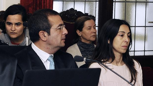 Raquel Gago, esta mañana en el juicio por el crimen de Isabel Carrasco