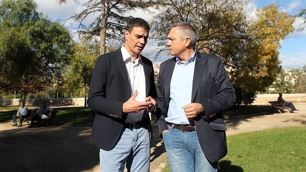 Navarro y Sánchez en una imagen de archivo