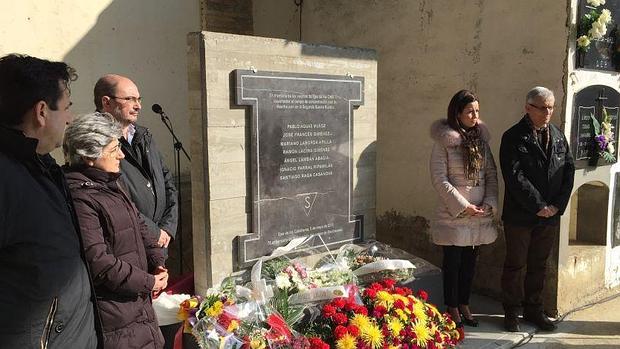 El monolito fue inaugurado este sábado en el Cementerio de la capital de las Cinco Villas