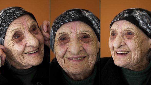 Modesta Fernández, nacida en 1915, es la más anciana de Parada de Sil