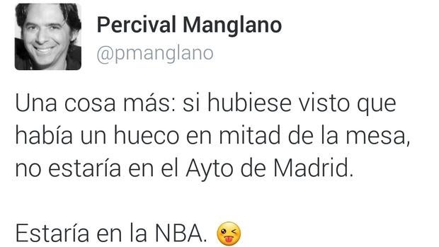 El concejal del PP que se ve jugando en la NBA