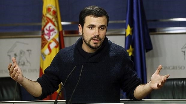 Garzón durante una de sus últimas comparecencias ante la prensa