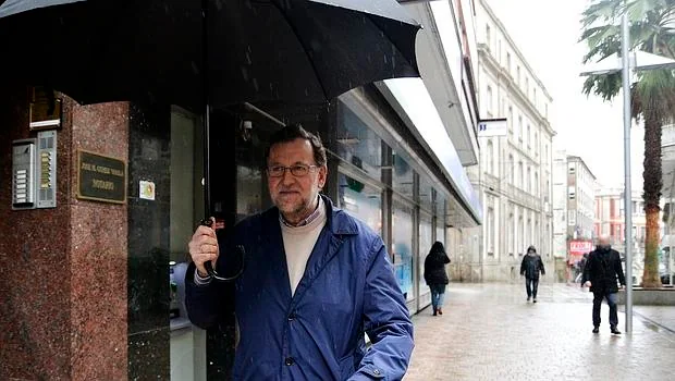 Rajoy, por las calles de Pontevedra