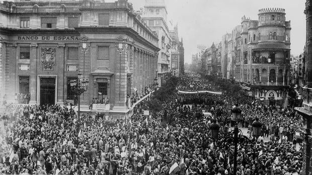 Manifestación por la autonomía en Sevilla