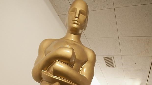 La estatua de los Oscars, en una exposición celebrada en Madrid