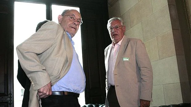 Millet y Montull, saqueadores confesos del Palau, en una imagen de 2010