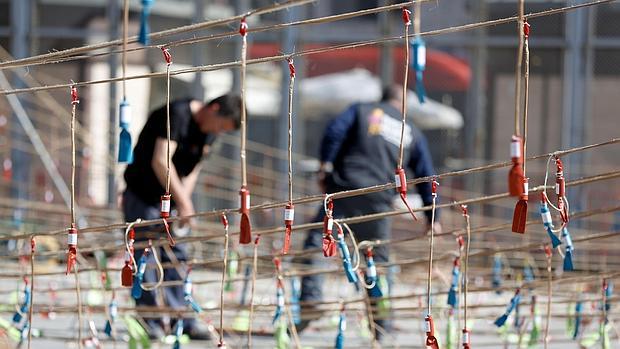 Vídeo: una pirotecnia de la Alpujarra hace historia en las Fallas con su mascletà