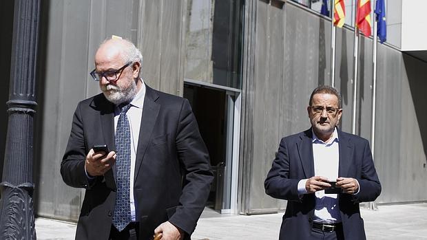 Carlos Esco y Agapito Iglesias, dos de los implicados por la corrupción en la empresa pública Plaza